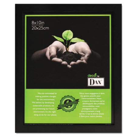 Picture of Solid Wood Photo/Picture Frame, Easel Back, 8 x 10, BlackDAX-1826L3T