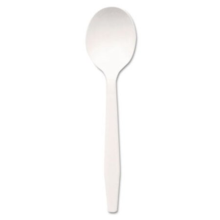 Picture of Plastic Cutlery, Mediumweight Soup Spoons, White, 1,000/CartonDXE-PSM21