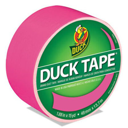 Picture of Colored Duct Tape, 3" Core, 1.88" x 15 yds, Neon PinkDUC-1265016