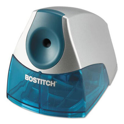 Picture of Personal Electric Pencil Sharpener, AC-Powered, 4.25" x 8.4" x 4", BlueBOS-EPS4BLUE