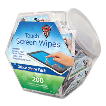 Picture of Touch Screen Wipes, 5 x 6, 200 Individual Foil PacketsFAL-DMHJ