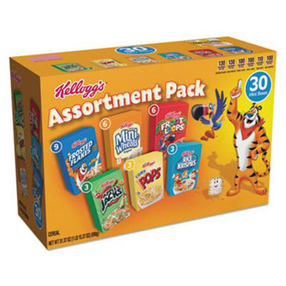 Picture of Breakfast Cereal Mini Boxes, Assorted, 2.39 oz Box, 30/CartonKEB-14746