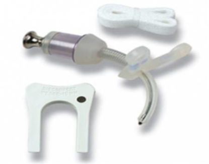 Picture of Tracheostomy Tube Bivona® FlexTend™ V Neck Flange Size 3 Uncuffed60NFP30