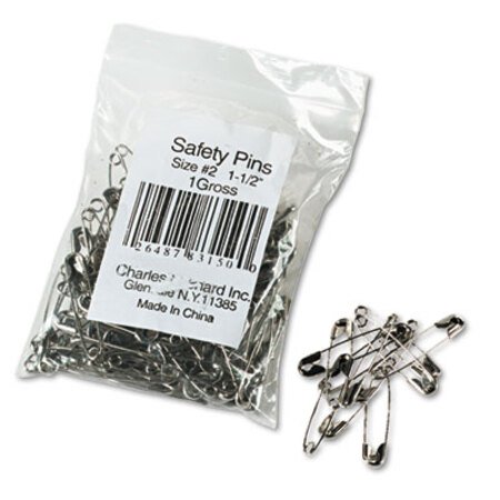 Picture of Safety Pins, Nickel-Plated, Steel, 1 1/2" Length, 144/PackLEO-83150