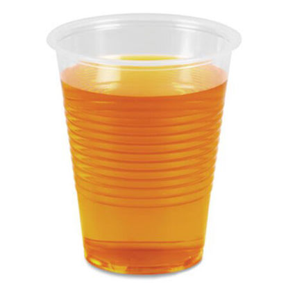 Picture of Translucent Plastic Cold Cups, 10 oz, Polypropylene, 10 Cups/Sleeve, 100 Sleeves/CartonBWK-TRANSCUP10CT