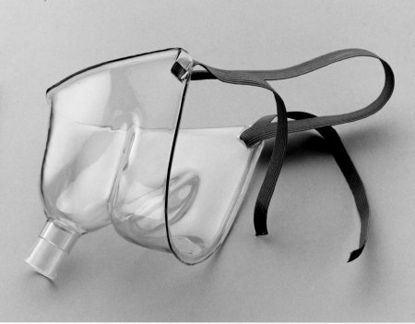 Picture of Oxygen Face Tent Salter Labs® Under the Chin Style Adult One Size Fits Most Adjustable Head Strap1110-0-50