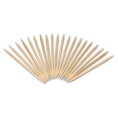 Picture of Round Wood Toothpicks, 2 1/2", Natural, 24 Inner Boxes of 800, 5 Boxes/Carton, 96,000 Toothpicks/CartonRPP-R820