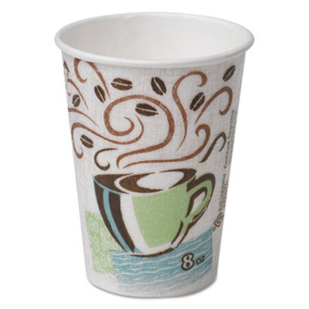 Picture of PerfecTouch Hot Cups, Paper, 8 oz, Coffee Haze Design, 500/CartonDXE-5338DX