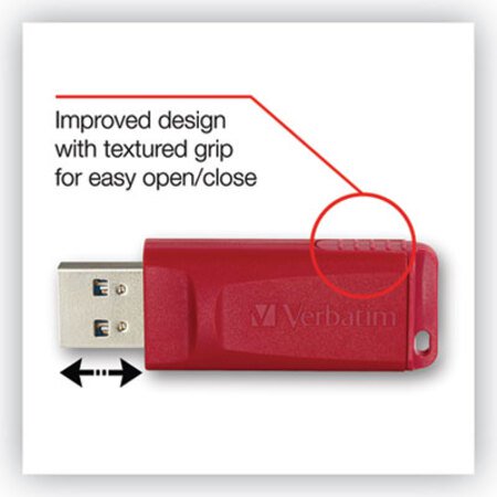 Picture of Store 'n' Go USB Flash Drive, 16 GB, RedVER-96317