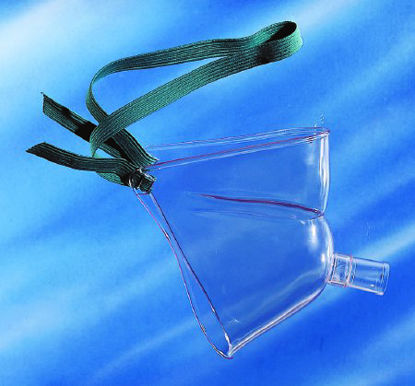 Picture of Oxygen Face Tent AirLife® Face Tent Style Adult One Size Fits Most Adjustable Head Strap001221