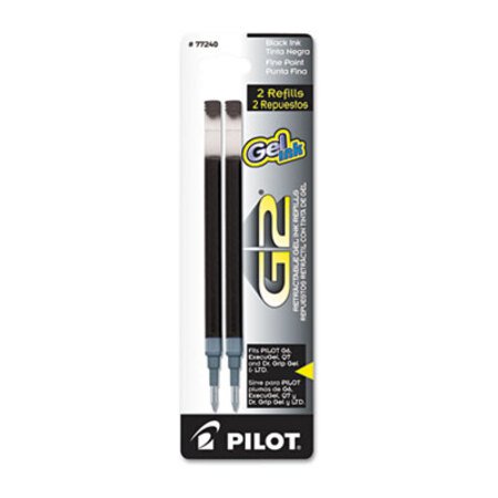 Picture of Refill for Pilot Gel Pens, Fine Point, Black Ink, 2/PackPIL-77240