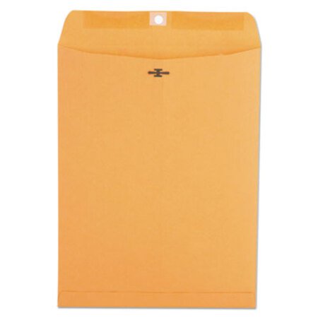 Picture of Kraft Clasp Envelope, #93, Square Flap, Clasp/Gummed Closure, 9.5 x 12.5, Brown Kraft, 100/BoxUNV-35265