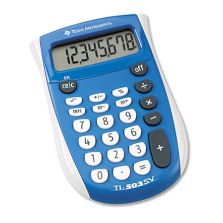 Picture of TI-503SV Pocket Calculator, 8-Digit LCDTEX-TI503SV