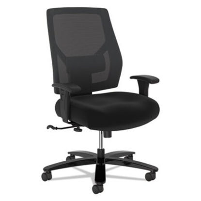 Picture of Crio Big and Tall Mid-Back Task Chair, Supports Up to 450 lb, 18" to 22" Seat Height, BlackBSX-VL585ES10T