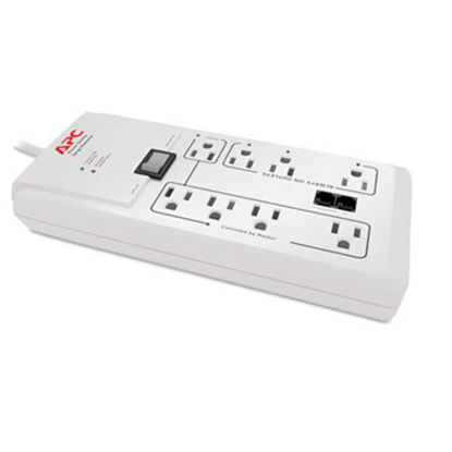Picture of Home/Office SurgeArrest Protector, 8 Outlets, 6 ft Cord, 2030 Joules, WhiteAPW-P8GT