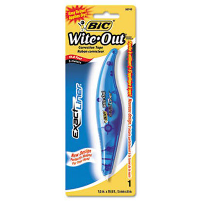 Picture of Wite-Out Brand Exact Liner Correction Tape, Non-Refillable, Blue, 1/5" x 236"BIC-WOELP11