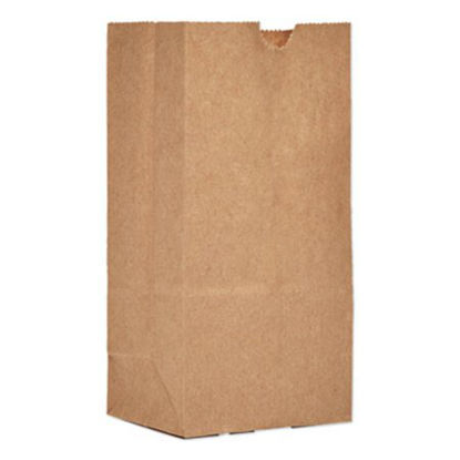 Picture of Grocery Paper Bags, 30 lbs Capacity, #1, 3.5"w x 2.38"d x 6.88"h, Kraft, 500 BagsBAG-GK1500