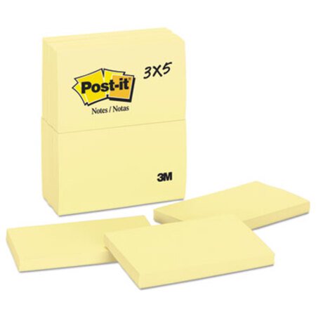Picture of Original Pads in Canary Yellow, 3 x 5, 100-Sheet, 12/PackMMM-655YW