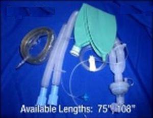 Picture of Vital Signs® Anesthesia Breathing Circuit Corrugated Tube 108 Inch Tube Dual Limb Pediatric 1 Liter Bag Single Patient UseB1713XXX