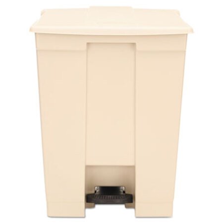 Picture of Step-On Receptacle, Rectangular, Polyethylene, 18 gal, BeigeRCP-614500BG