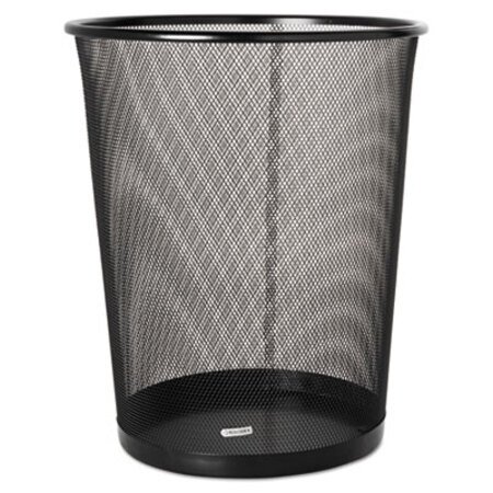 Picture of Steel Round Mesh Trash Can, 4.5 gal, BlackROL-22351