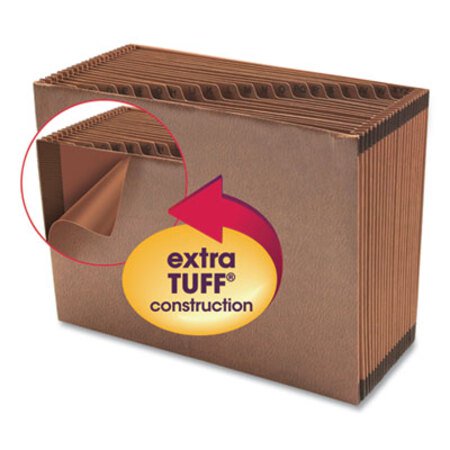 Picture of TUFF Expanding Files, 21 Sections, 1/21-Cut Tab, Letter Size, RedropeSMD-70425