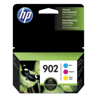 Picture of HP 902, (T0A38AN) 3-Pack Cyan/Magenta/Yellow Original Ink CartridgesHEW-T0A38AN