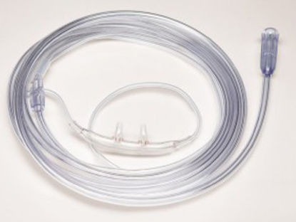 Picture of ETCO2 Nasal Sampling Cannula with O2 Delivery High Flow Delivery Salter-Style® Quiet Adult Curved Prong / NonFlared Tip1600Q-7-50