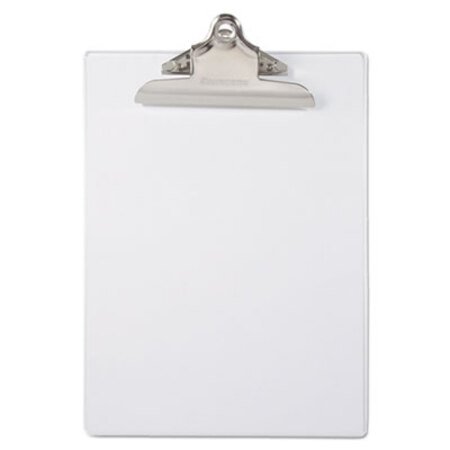 Picture of Recycled Plastic Clipboard with Ruler Edge, 1" Clip Cap, 8.5 x 11 Sheet, ClearSAU-21803