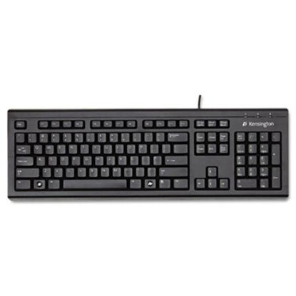 Picture of Keyboard for Life Slim Spill-Safe Keyboard, 104 Keys, BlackKMW-64370