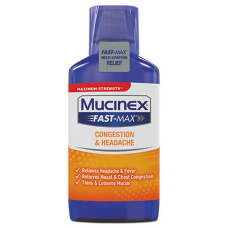 Picture of Maximum Strength Fast Max Cold and Sinus, 6 oz Bottle,RAC-01665