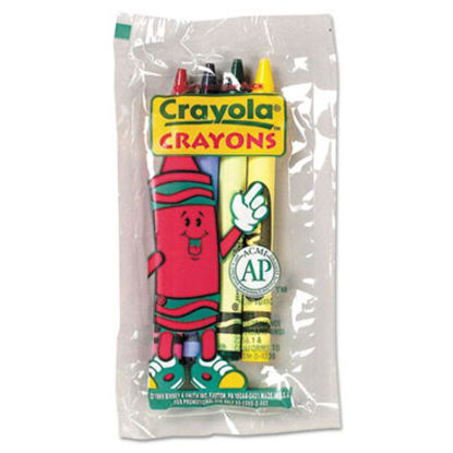 Picture of Classic Color Crayons in Cello Pack, 4 Colors, 4/Pack, 360 Packs/CartonCYO-520083