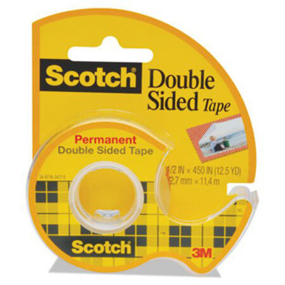 Picture of Double-Sided Permanent Tape in Handheld Dispenser, 1" Core, 0.5" x 37.5 ft, ClearMMM-137