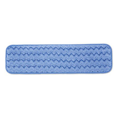 Picture of Microfiber Wet Room Pad, Split Nylon/Polyester Blend, 18", Blue, 12/CartonRCP-Q41000BLU