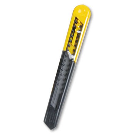 Picture of Straight Handle Knife w/Retractable 13 Point Snap-Off Blade, Yellow/GrayBOS-10150