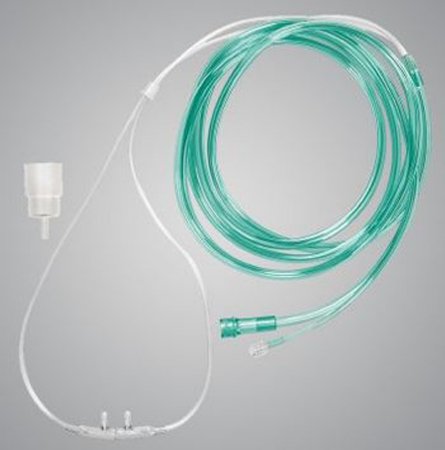 Picture of ETCO2 Nasal Sampling Cannula with O2 Delivery With Oxygen Delivery AirLife® Adult Straight Prong / NonFlared Tip2812M-25