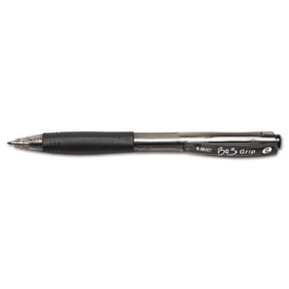 Picture of BU3 Ballpoint Pen, Retractable, Bold 1 mm, Black Ink, Black Barrel, DozenBIC-BU311BK
