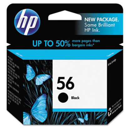 Picture of HP 56, (C6656AN) Black Original Ink CartridgeHEW-C6656AN