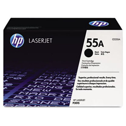 Picture of HP 55A, (CE255A) Black Original LaserJet Toner CartridgeHEW-CE255A