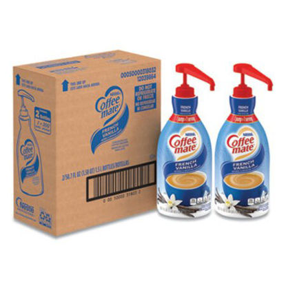 Picture of Liquid Coffee Creamer, French Vanilla, 1.5 Liter Pump Bottle, 2/CartonNES-31803CT