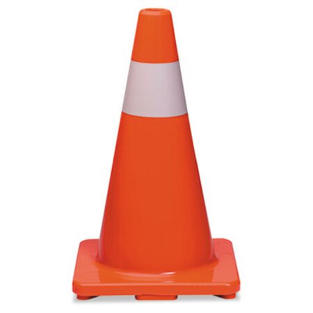 Picture of Traffic Cone, 18h x 10w x 10d, Orange/SilverTCO-25500