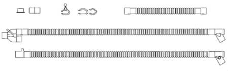 Picture of Humidification Circuit Corrugated Tube Dual Limb Adult Single Patient UseRT110