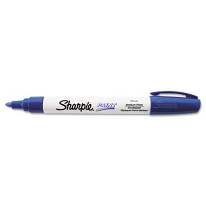 Picture of Permanent Paint Marker, Medium Bullet Tip, BlueSAN-35551