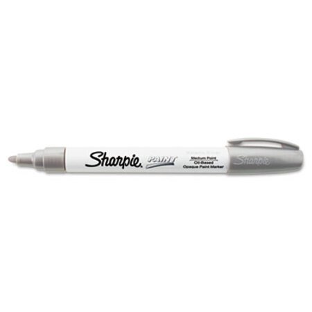 Picture of Permanent Paint Marker, Medium Bullet Tip, SilverSAN-35560