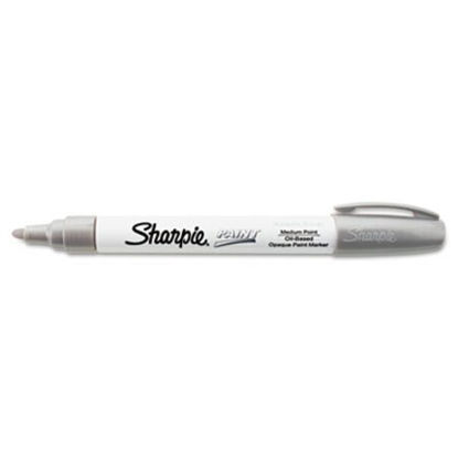 Picture of Permanent Paint Marker, Medium Bullet Tip, SilverSAN-35560