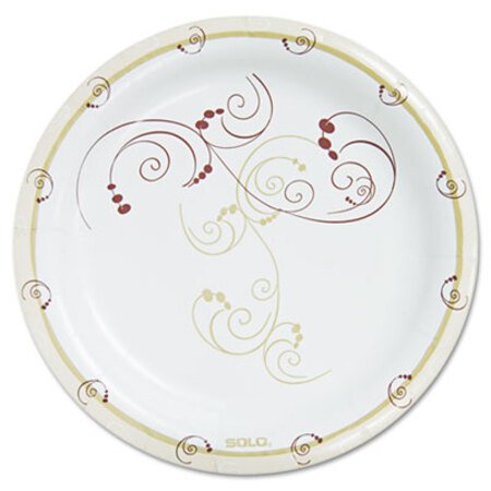 Picture of Symphony Paper Dinnerware, Heavyweight Plate, 9" dia, Tan, 125/PackSCC-HP9SJ8001PK