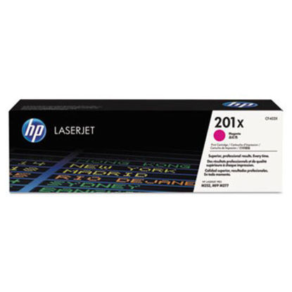 Picture of HP 201X, (CF403X) High-Yield Magenta Original LaserJet Toner CartridgeHEW-CF403X