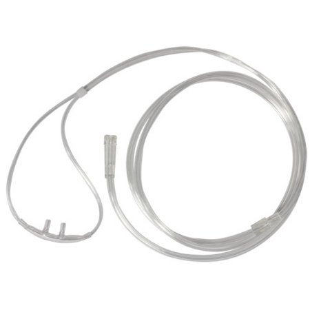 Picture of ETCO2 Nasal Sampling Cannula with O2 Delivery Low Flow Delivery Adult Curved Prong / NonFlared TipRES1104