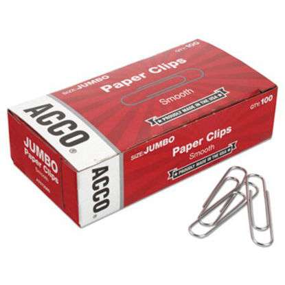 Picture of Paper Clips, Jumbo, Silver, 1,000/PackACC-72580