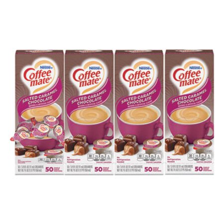 Picture of Liquid Coffee Creamer, Italian Sweet Creme, 0.38 oz Mini Cups, 50/Box, 4 Boxes/Carton, 200 Total/CartonNES-84652CT